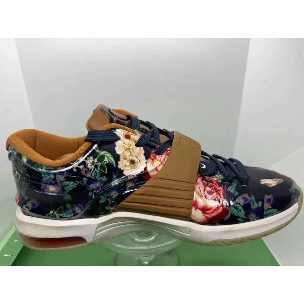Nike KD 7 EXT Floral QS Midnight Navy Hazelnut 726438-400 Mens Size 11 Sneaker